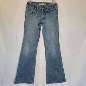 Vintage Express Women's Seffaro Lowrise Flare Jeans Size 6 Long